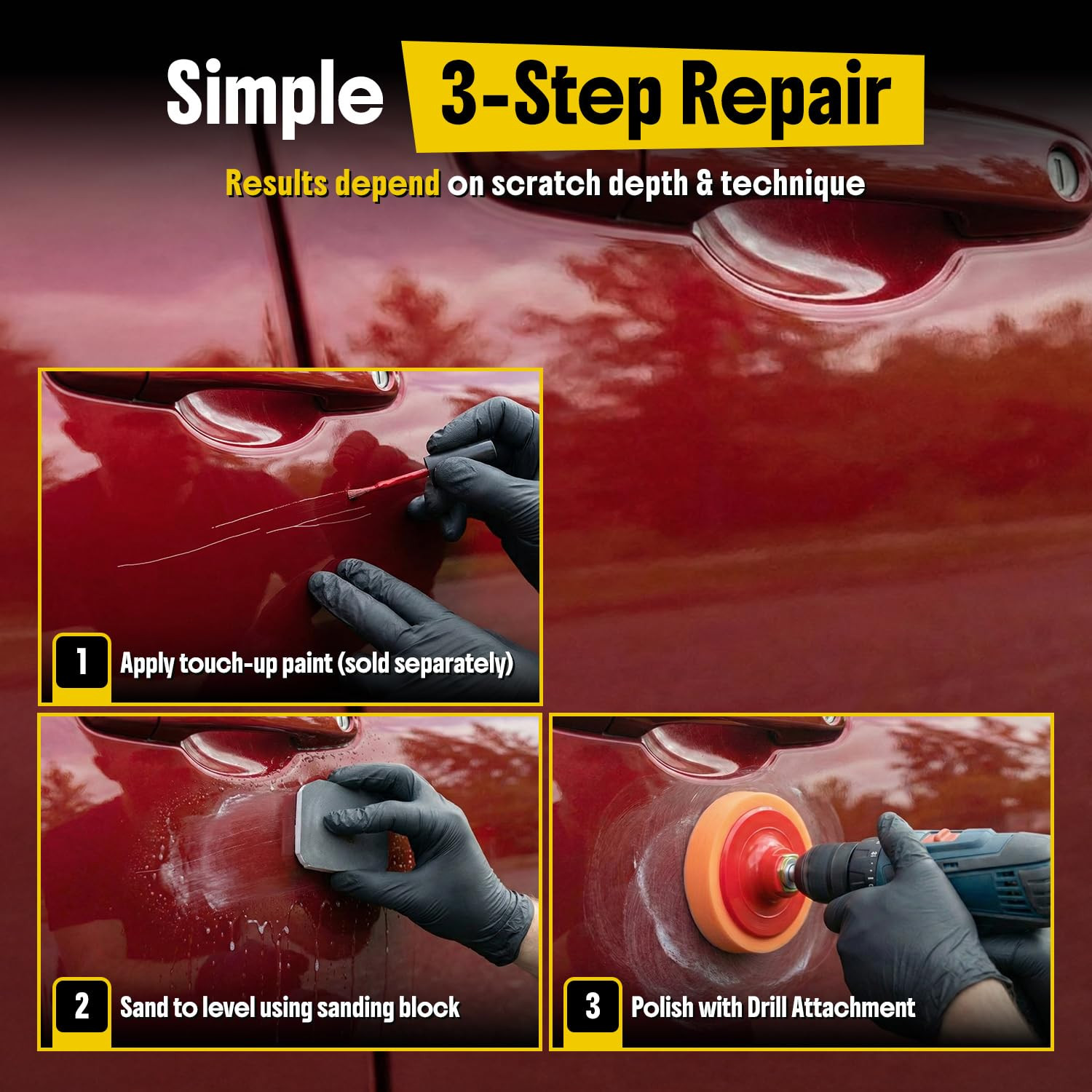 Scratch and Swirl Remover – Car Scratch Remover for Vehicles Paint – Polishing C