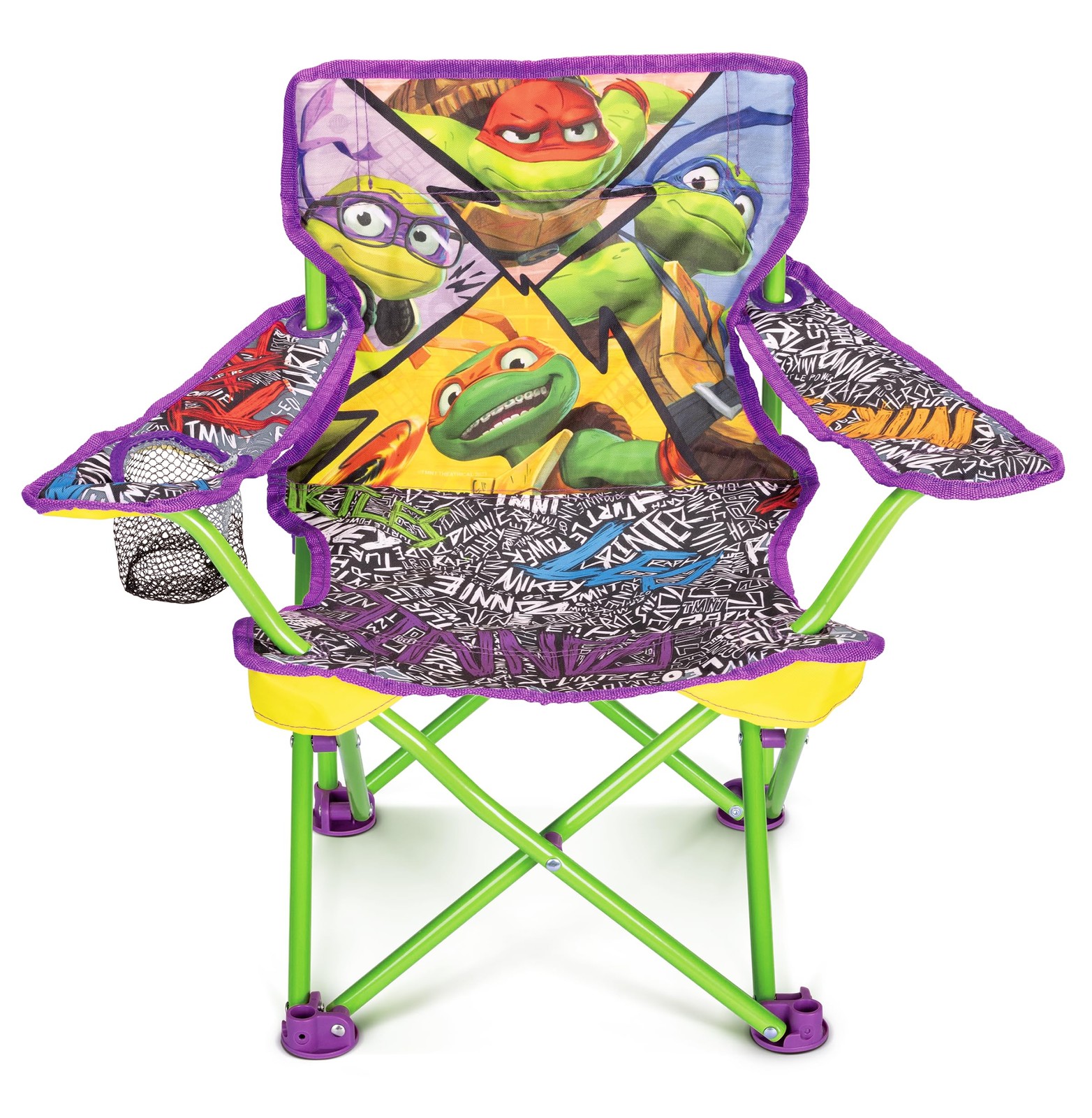 Turtles Foldable Chair – Camping Chair with Safety Lock, Carry Bag, Indoor/Ou…