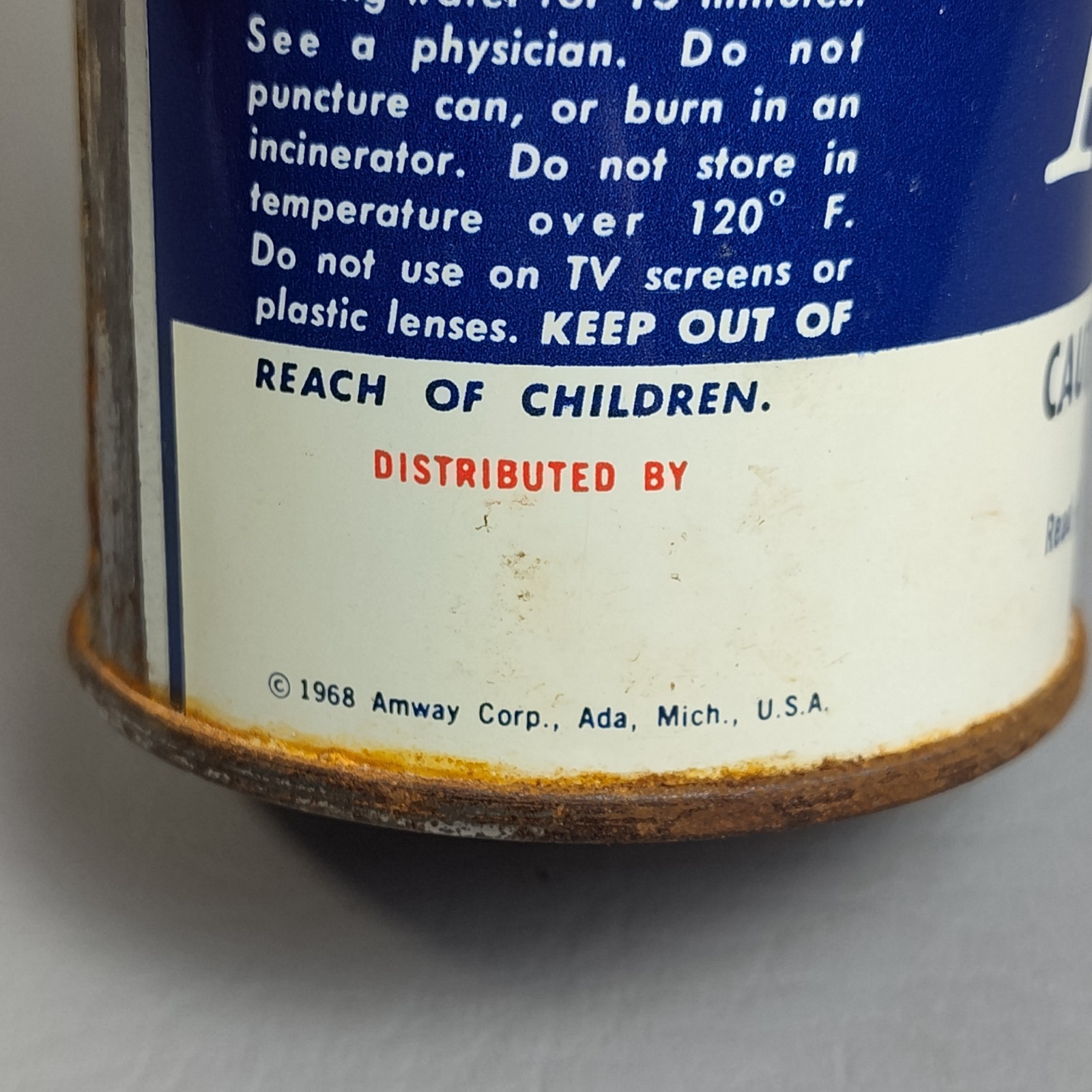 Vintage 1968 Amway Wonder Mist Silicone Spray 16 oz WORKS USED RARE Movie Prop