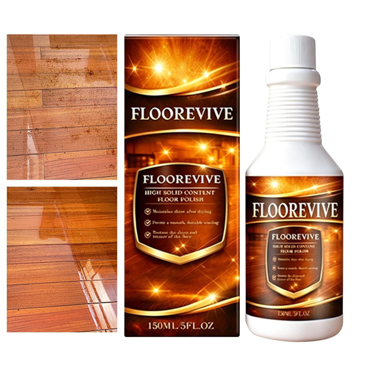Floorevive Floor Restorer Floor Restorer/Polish -Revitalize And Shine Wood 150ml