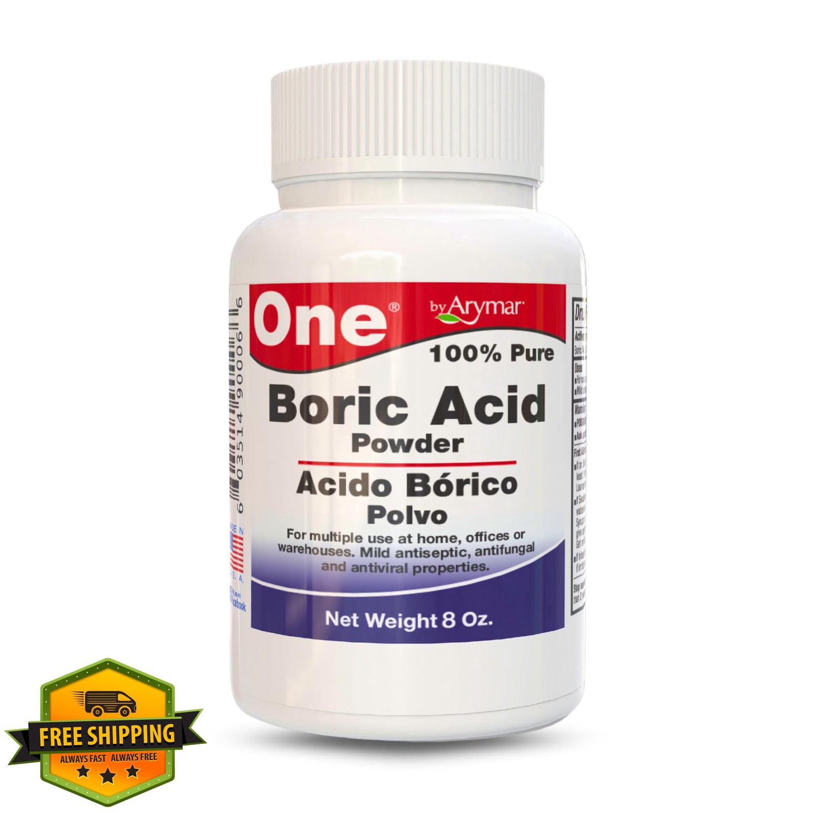 Arymar Boric Powder 8 Ounce Household Cleaner