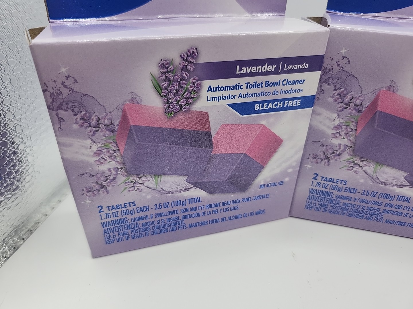 3x Lot Boxes Clorox Automatic Toilet Bowl Cleaner Lavender Bleach Free