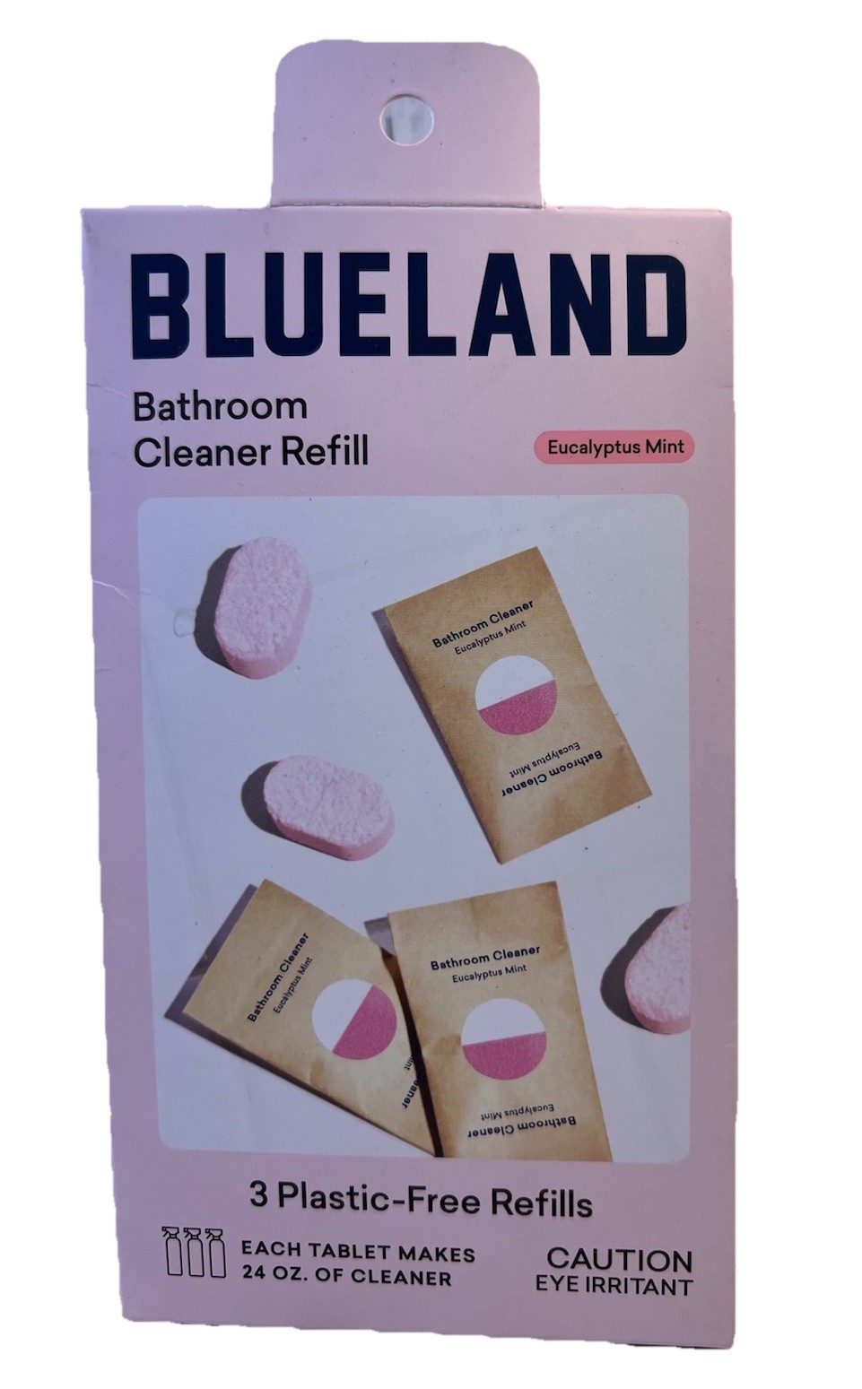 Blueland Bathroom Cleaner Refill Tablets Eucalyptus Mint 3 Pack Plastic-Free New