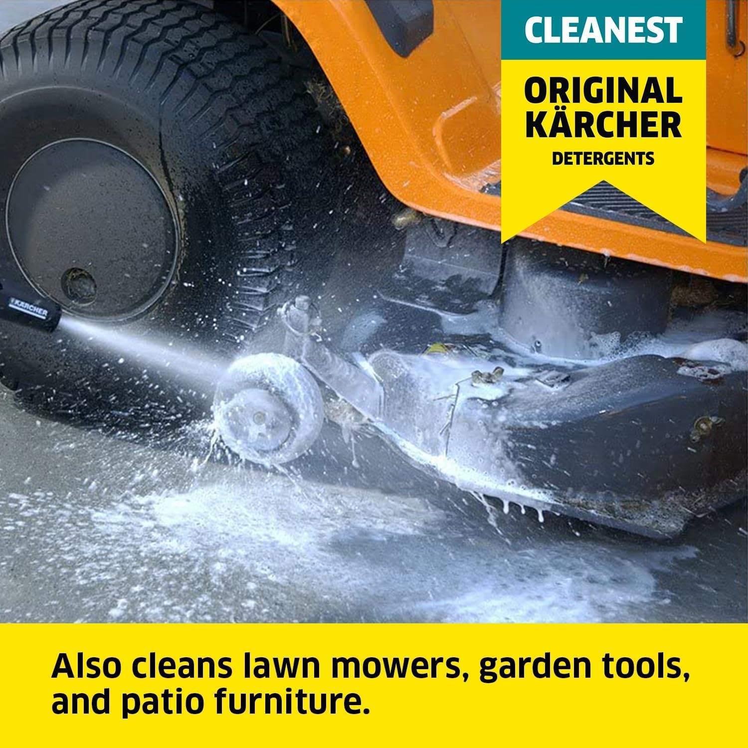 Kärcher Multi Purpose Pressure Washer Detergent, Removes Dirt and Grime from Fen