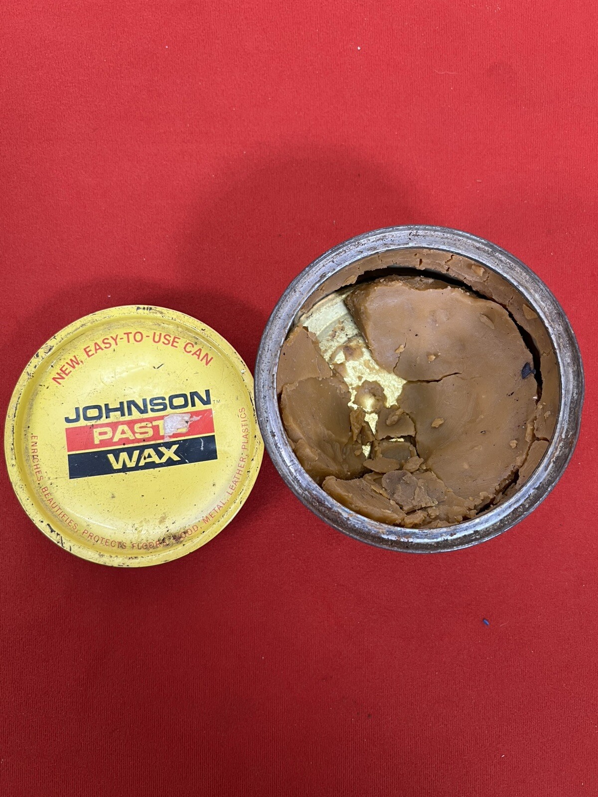 SC Johnson Paste Wax 16 Oz 1 LB Original Formula – Approximately 25% Left In Can