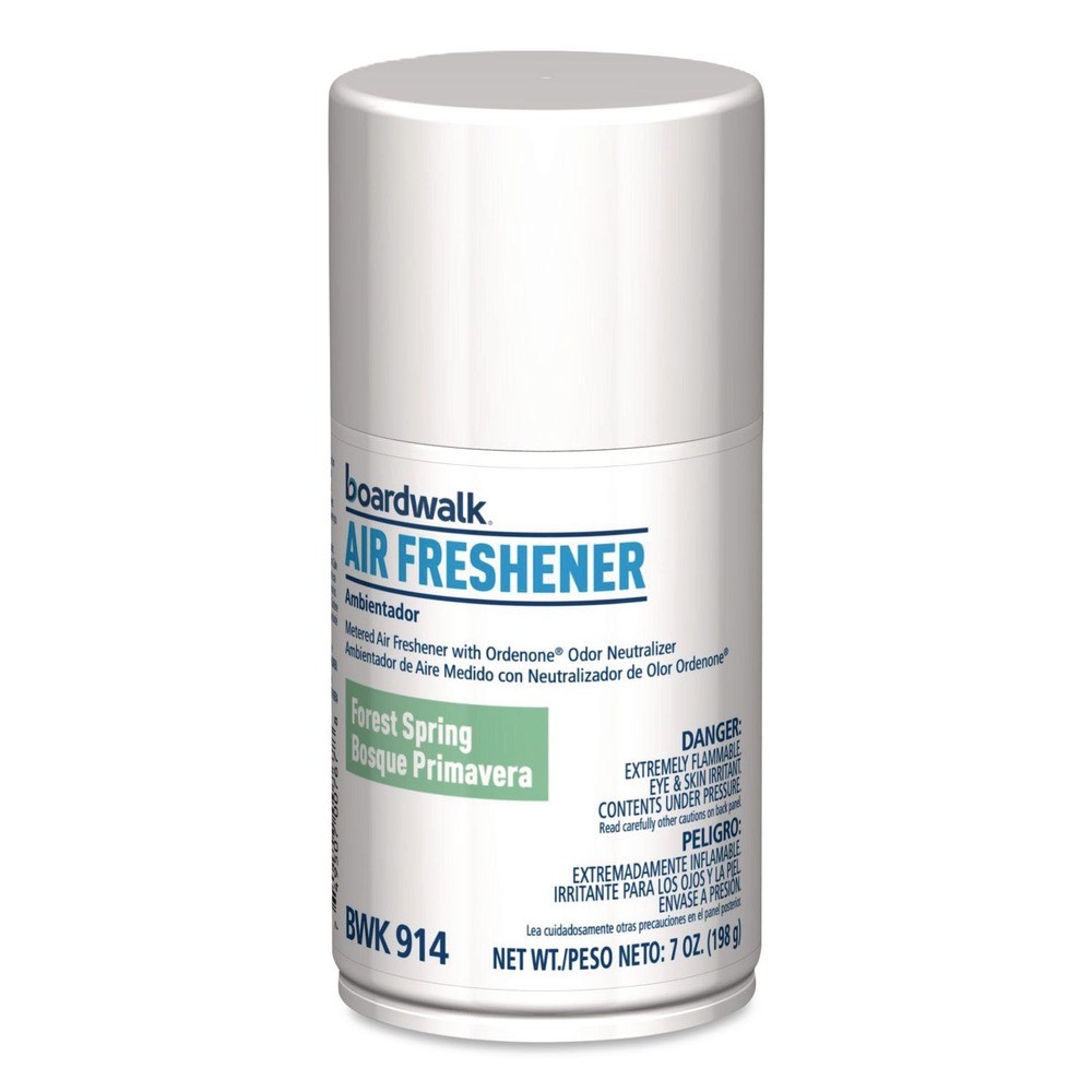 Boardwalk 914 7 oz Metered Air Freshener Refill – Forest Spring (6/Carton) New