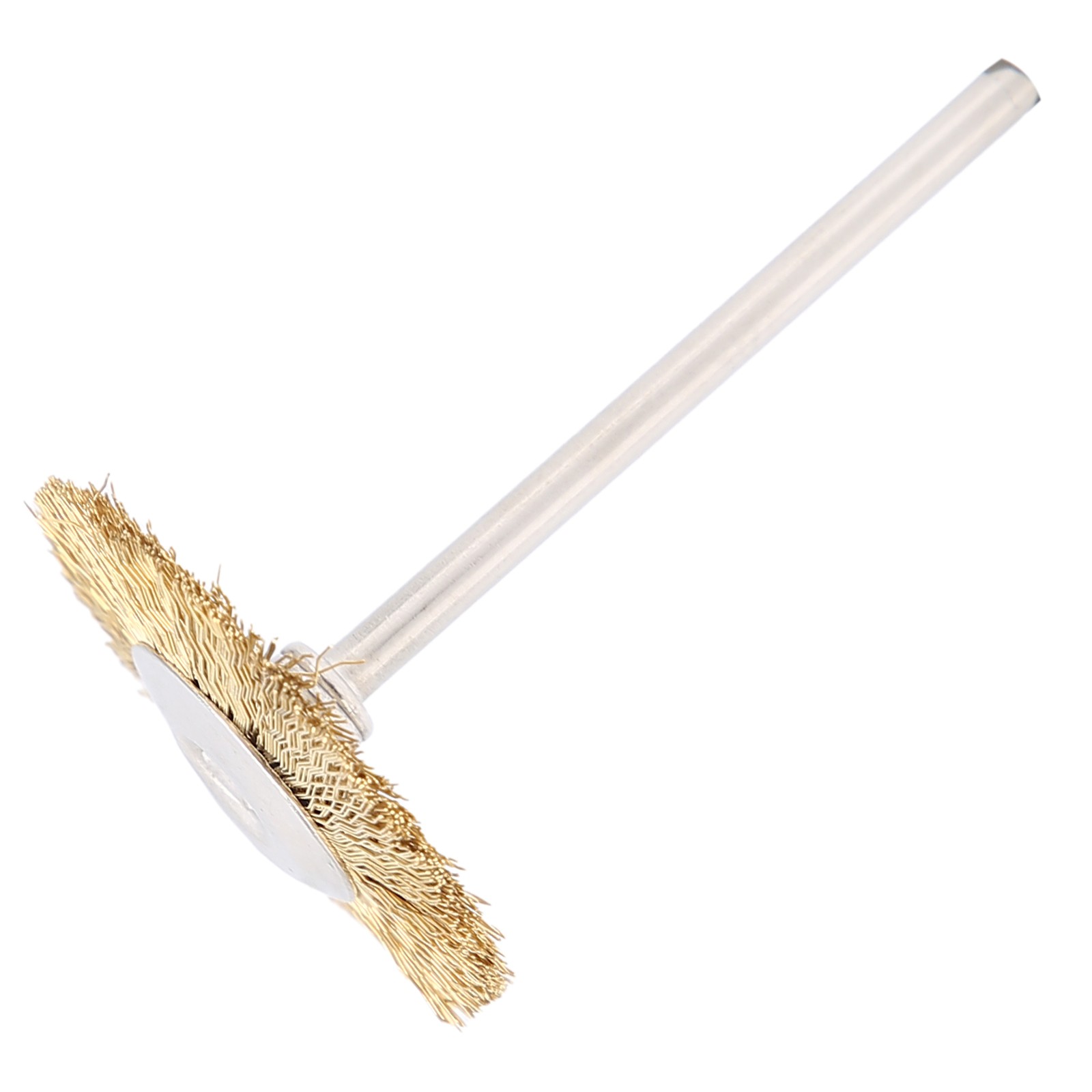 T Shaped Nail Drill Bit Cleaning Brush Brass Wire Grinding Head Cleaner Brush