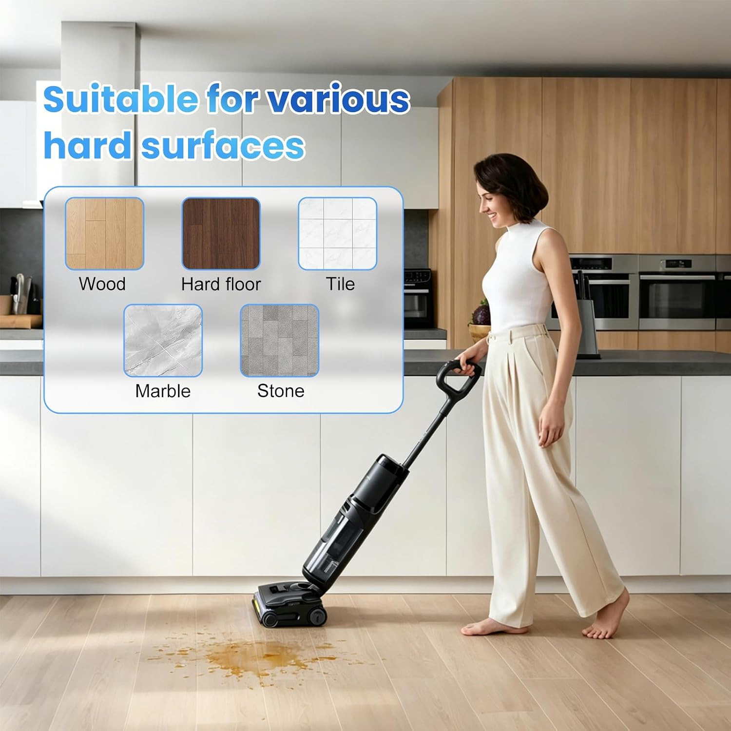 2L Floor Cleaning Solution Compatible with Tineco iFLOOR/Floor ONE, Low Foam Mul