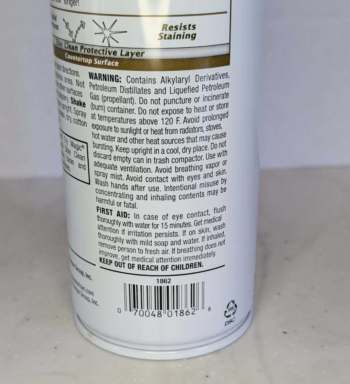 MAGIC COUNTERTOP CLEANER FOR LAMINATE 17 OZ *Partial Bottle Approx. 50% Full