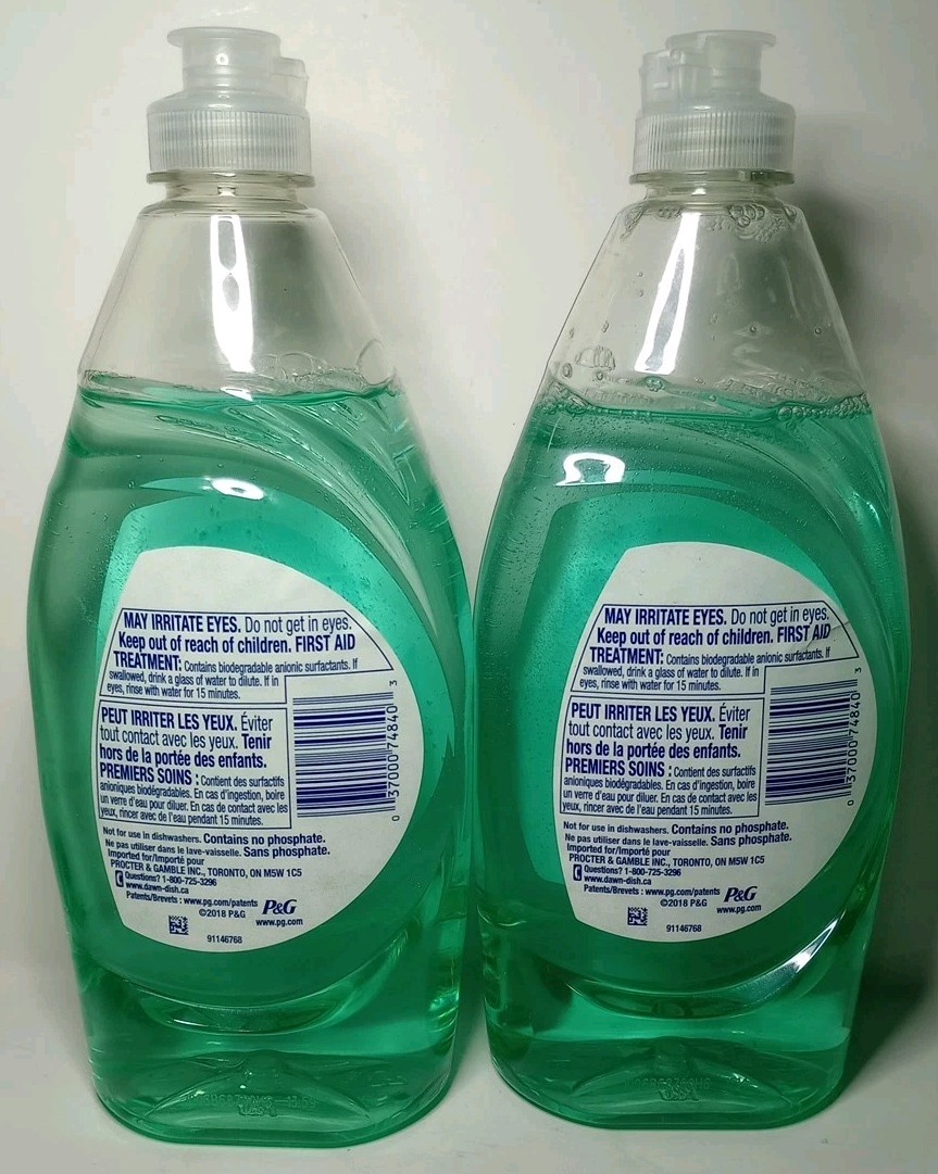 2 Dawn Ultra Botanicals Aloe Water Scent 532 mL 2x More Grease Cleaning Power