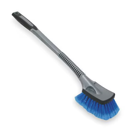 Tough Guy 2Zpa7 Car Wash Brush, 17 In L Handle, Blue, Polypropylene,