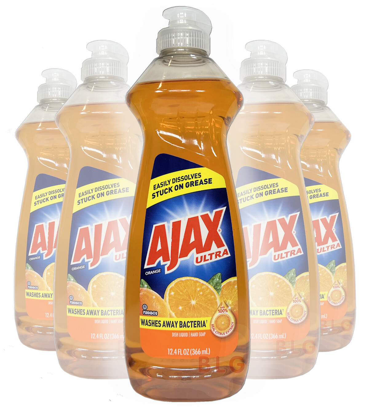 Ajax ORANGE Ultra Dish Washing Detergent Liquid Hand Soap 12.4oz Kitchen Cleaner