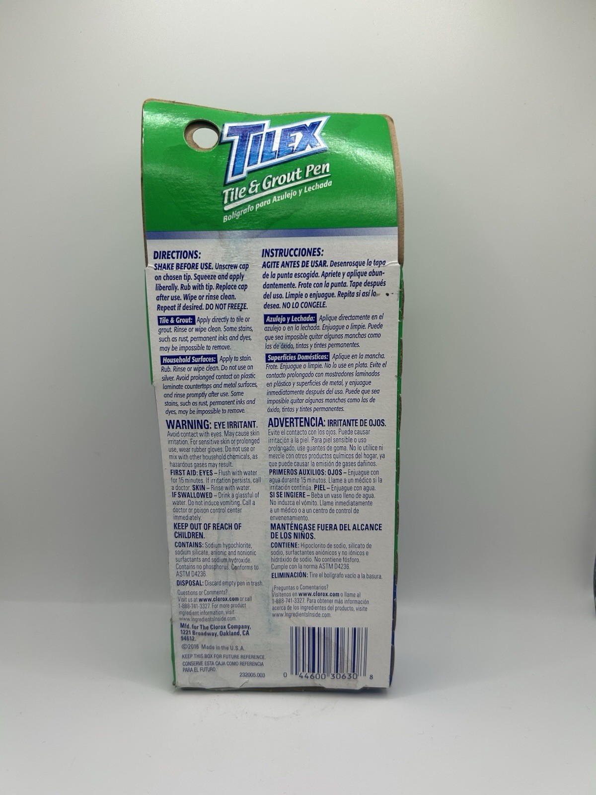 TILEX Tile & Grout Pen Removes Stains 2 oz Clorox Bleach NEW