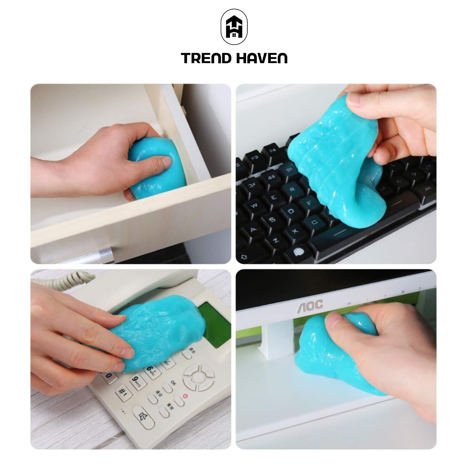 Cleaning Gel for Car Detailing, Vent Car Cleaning Product Putty Gel Keyboard Gel
