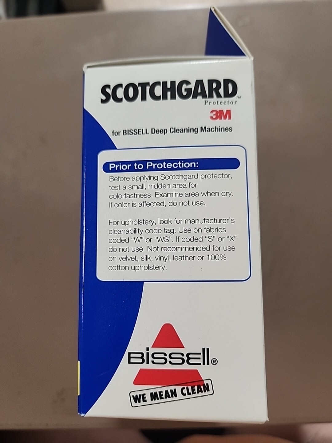 ScotchGard Bissell Extra protection on carpet and upholstery.3M protector.#H159