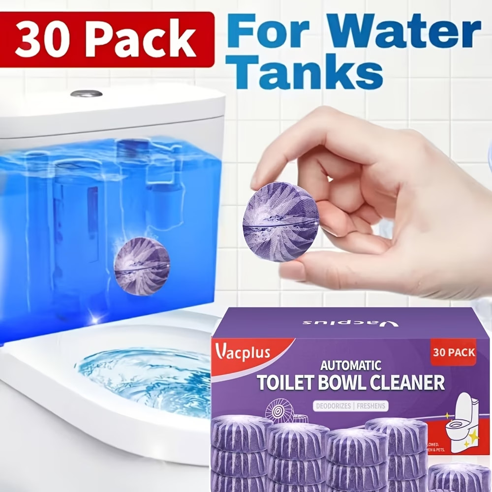 Automatic Toilet Cleaner Tablets, Easy Use for Home Hygiene RV Toilet Cleaning,