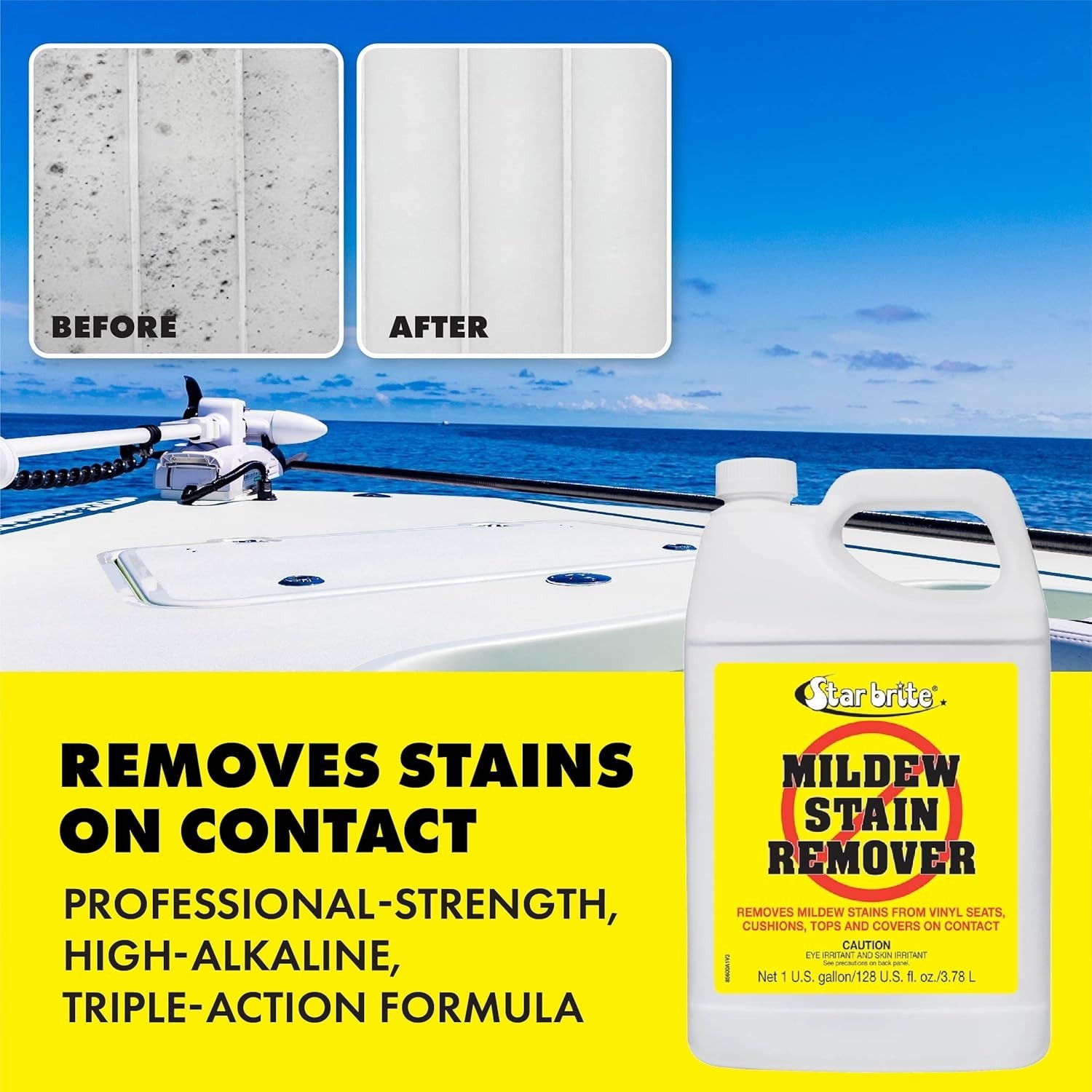 Fast-Acting Mold Cleaner – Safe for Boat Upholstery