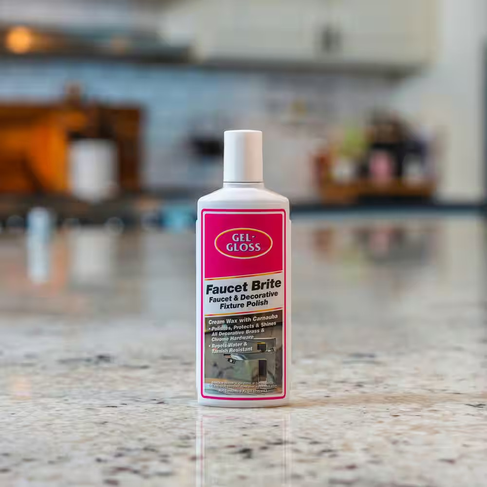 Faucet Brite and Decorative Fixture Polish 8 Oz. Liquid