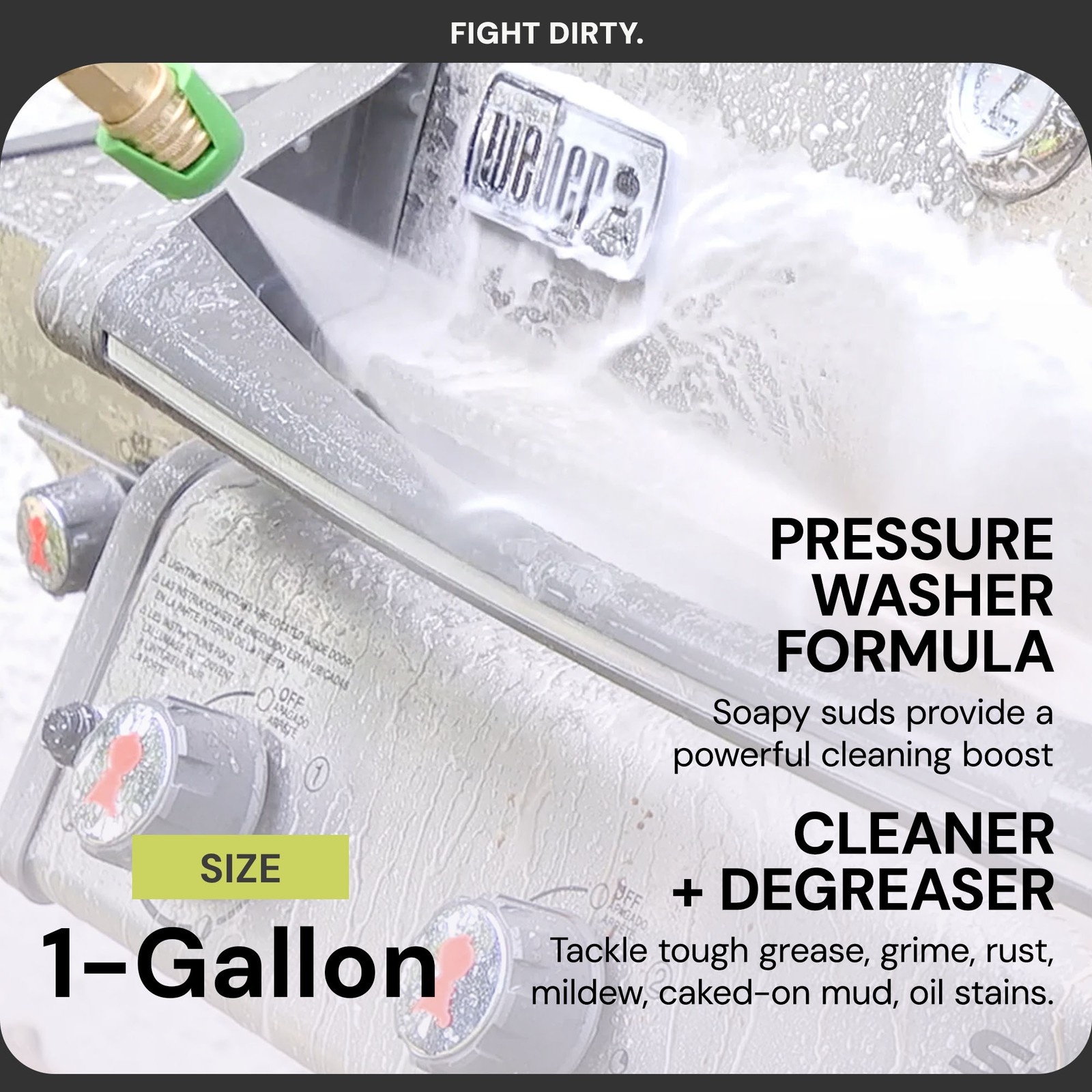 Sun Joe All-Purpose Pressure Washer Concentrated Cleaner and Degreaser, 1 Gal