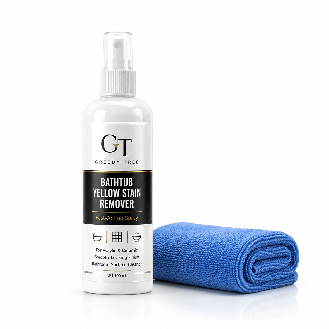 Acrylic Bathtub Yellow Stain Remover For Cleaner Smoother Look