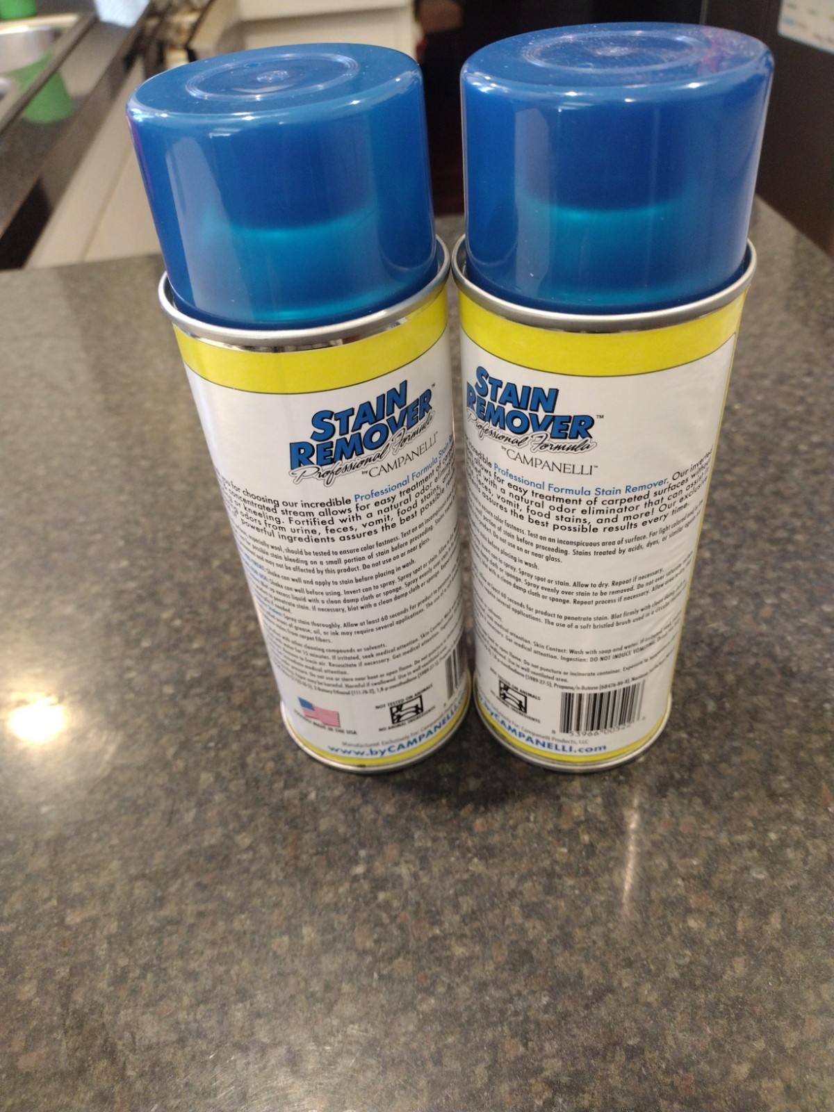 Campanelli Professional Formula Stain Remover 2PACK Point & Spray 15oz Pet Odors