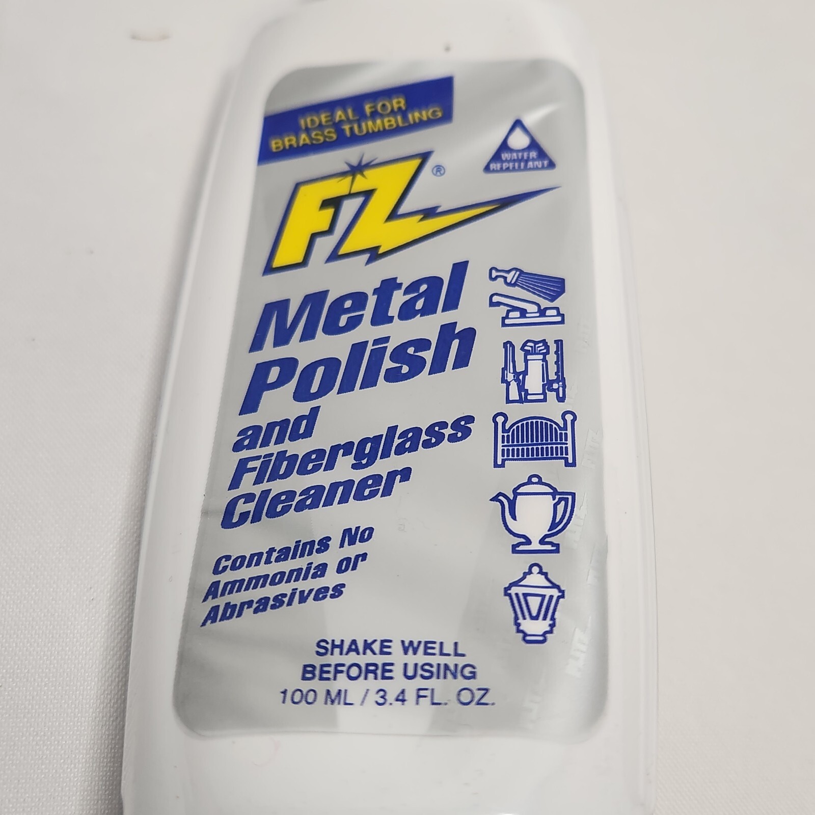 Flitz Multi-Purpose Polish & Cleaner Liquid for Metal Plastic Fiberglass 3.4oz