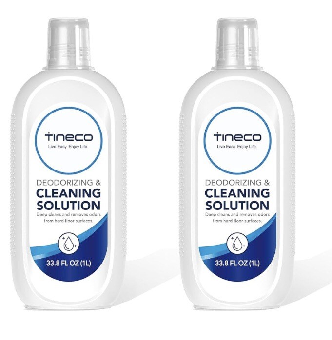 Tineco Deodorizing Cleaning Solution 33.8 fl oz Deep Cleans Hard Floors 2-Pk New