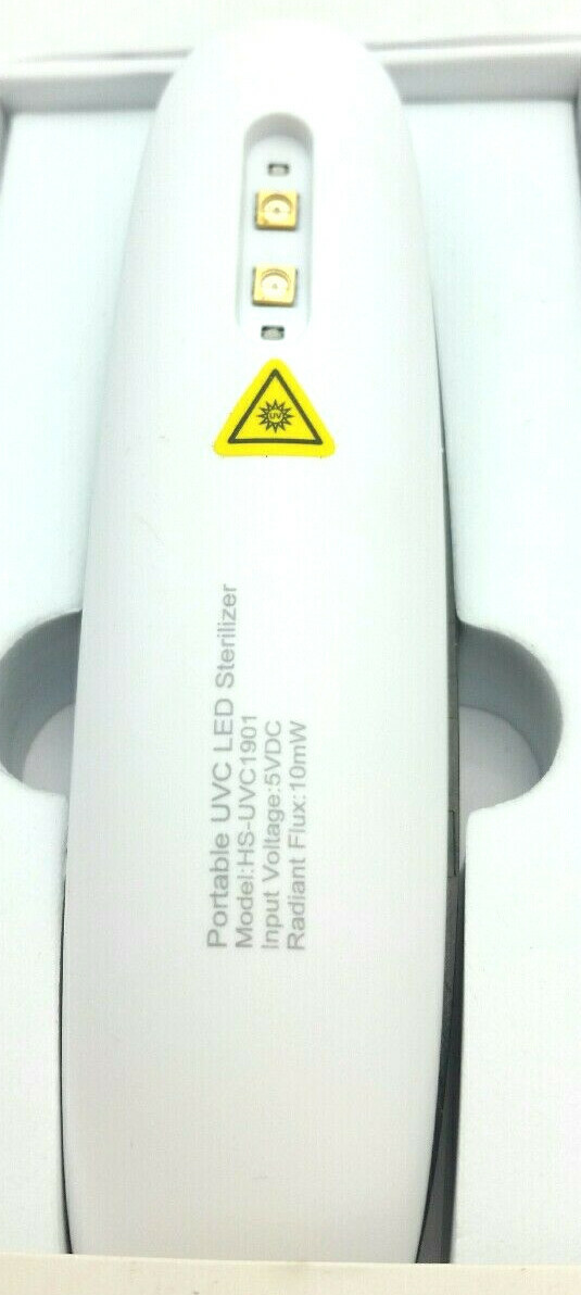 1-UV Led Portable Disinfection Sterilizer Light UVC Rechargeable Home US SELLER