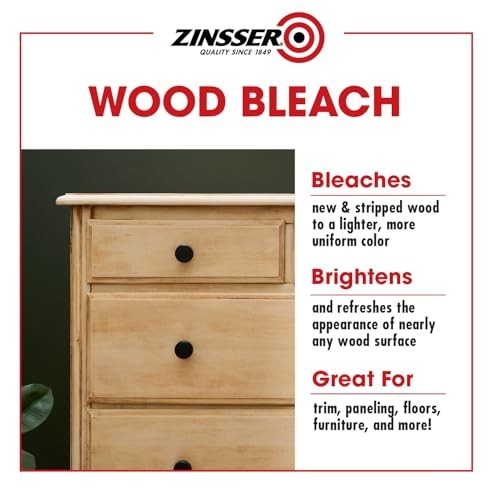 Zinsser 300451 Wood Bleach, Part A and B, 8 Ounce (Pack of 2)