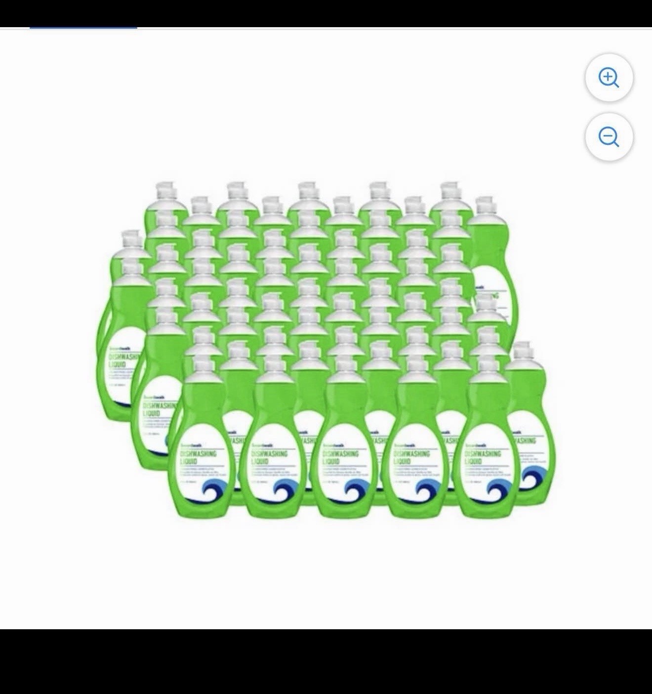 Boardwalk Dishwashing Liquid 3 fl oz Fresh Scent, Phosphate Free, 72 Pack