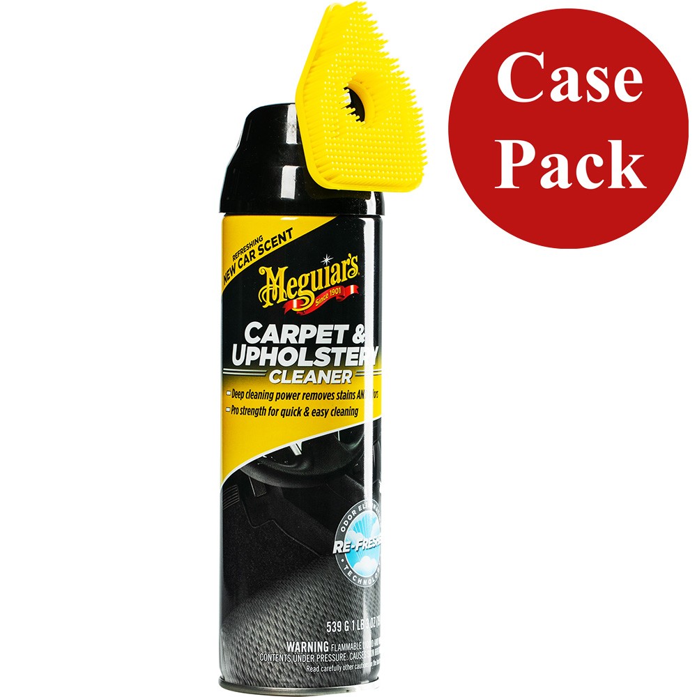 Meguiar’s Carpet & Upholstery Cleaner – 19oz. *Case of 6*