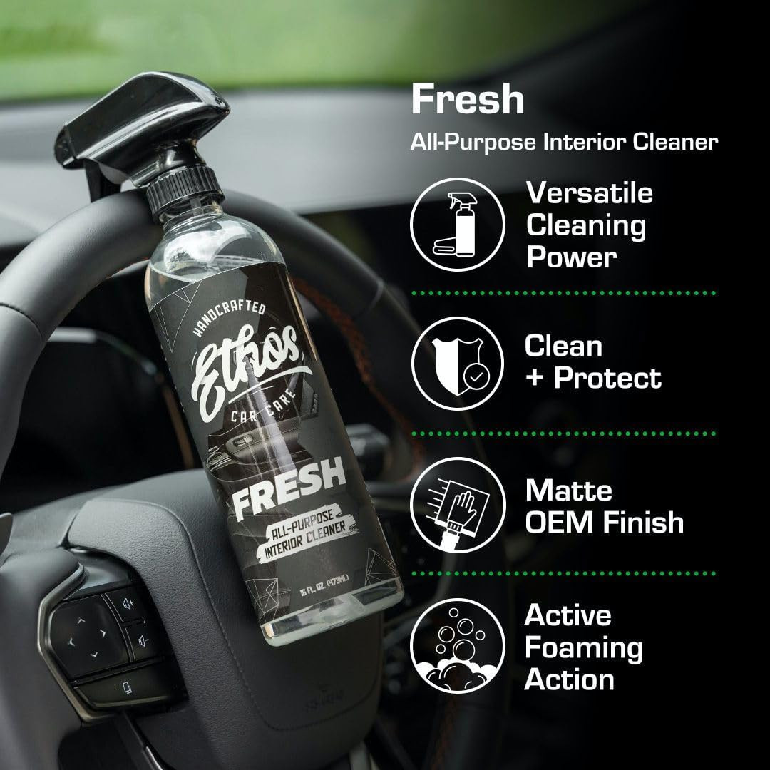 Ethos FRESH – All Purpose Interior Cleaner Car Detailing Kit, Detailing Spray –