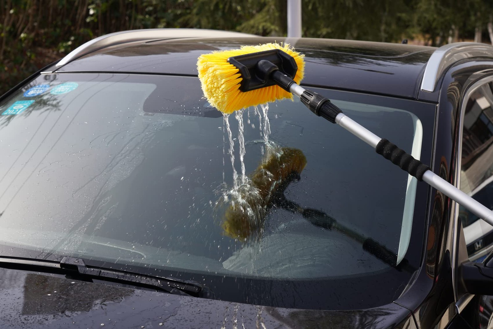 Scrubit 12 Car Wash Brush with Soft Bristles for Car Truck Boat Deck & House Cle