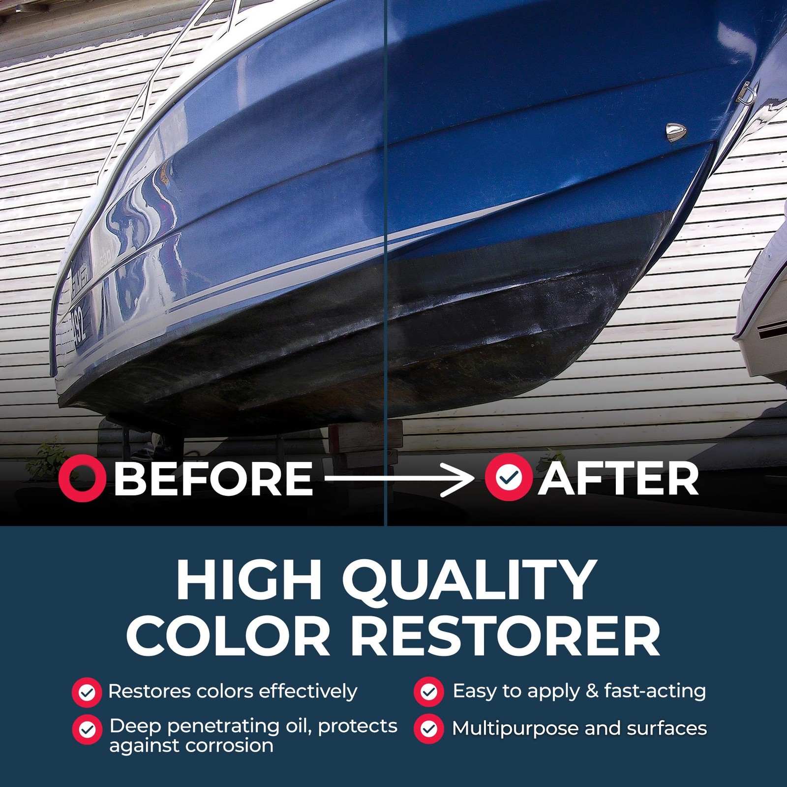 OWATROL Marine Polytrol 0.54 Quart – Gelcoat Restorer for Fiberglass & Steel