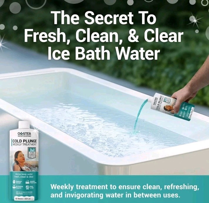 3In1 Weekly Cold Plunge Water Treatment – Cleaner, Clarifier, and Softener for C
