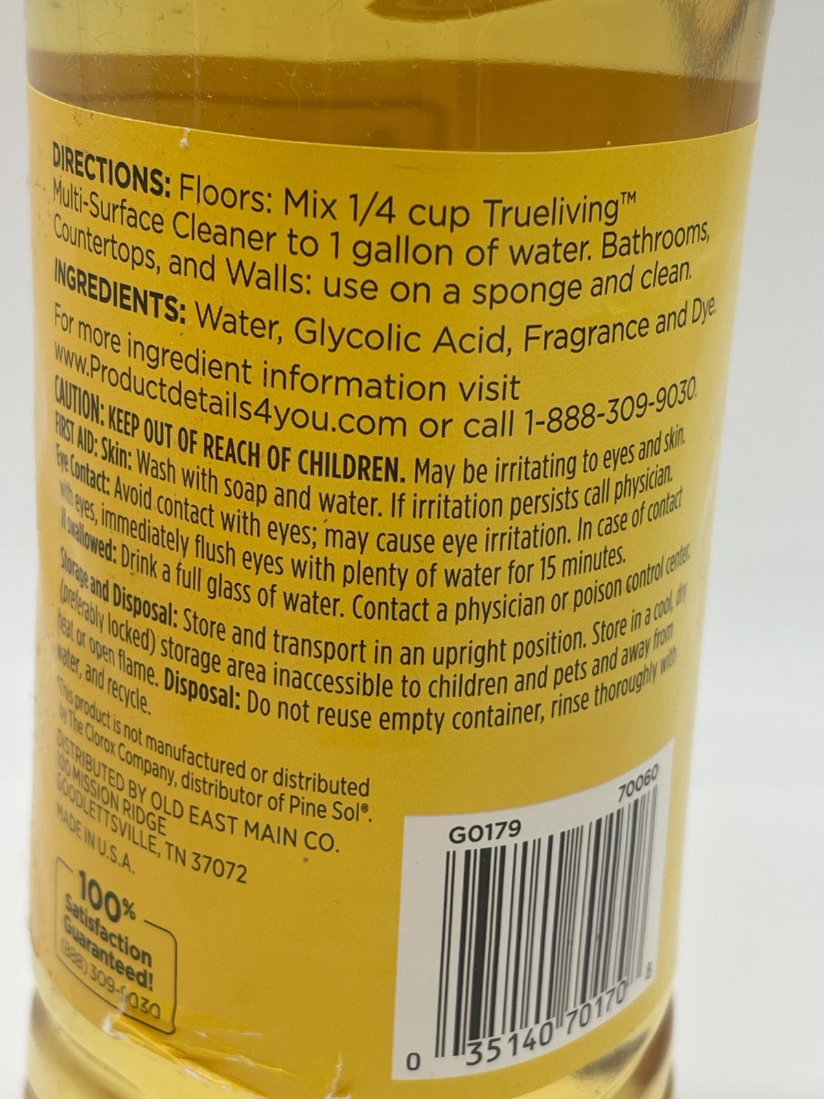 True Living Pine Scented Multi Surface Cleaner 24 Fl Oz lot of 3