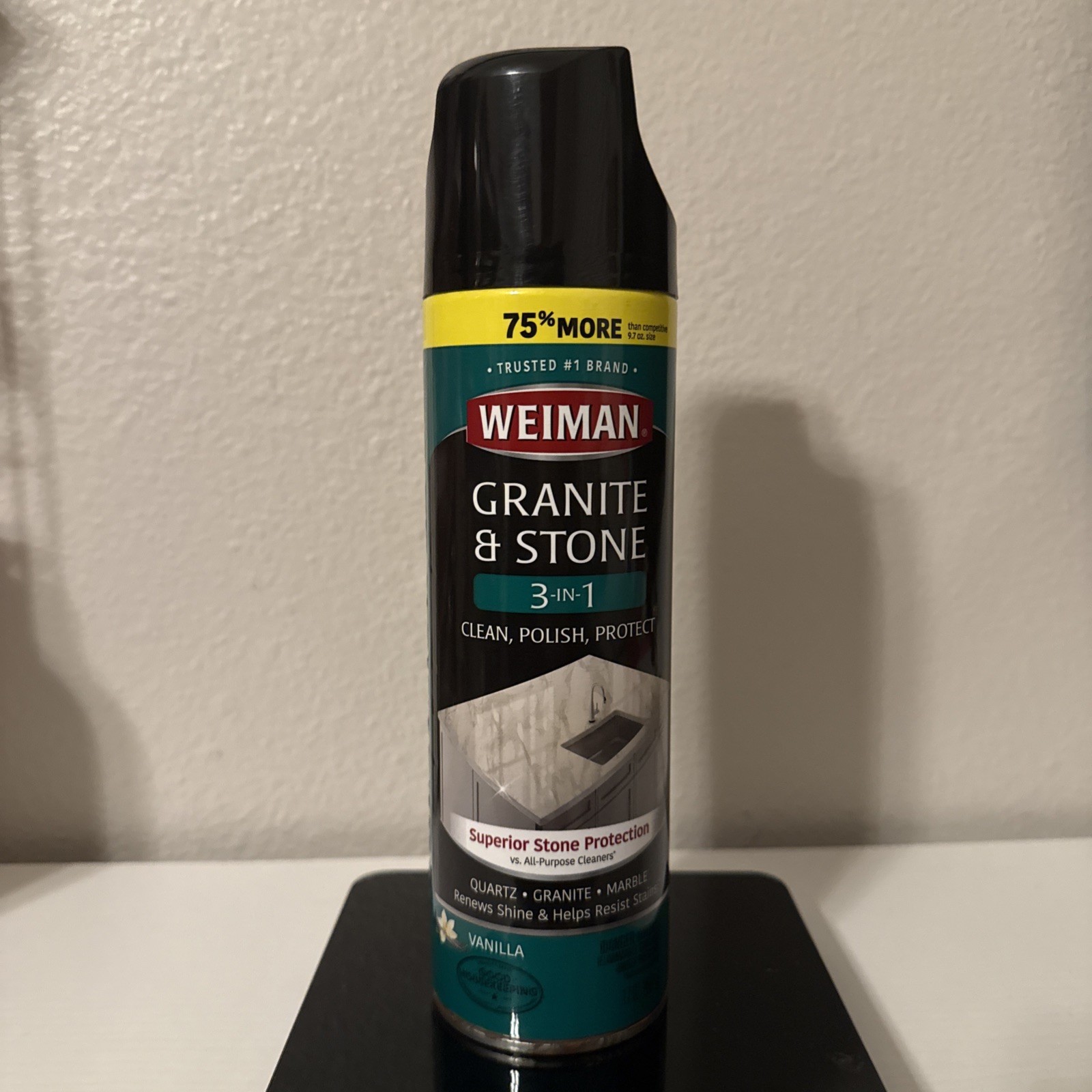 Weiman Granite And Stone 3 In 1 Discontinued HTF 17oz Clean Polish & Protect