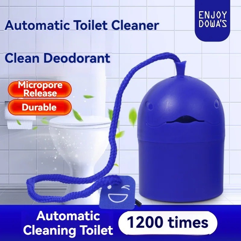 Automatic Whale Toilet Bowl Cleaner – Long-Lasting Gel Gel Freshness 150g Bottle