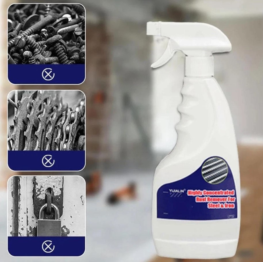 New Heavy Duty Rust Removal for Metal,Multipurpose Rust Remover Spray,Stainless