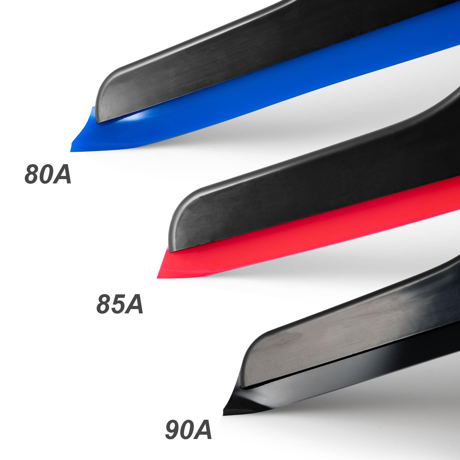 Window Tint Tools, 3 PCS Side Wiper Swiper Silicone Squeegee, Car Squeegee Wa…