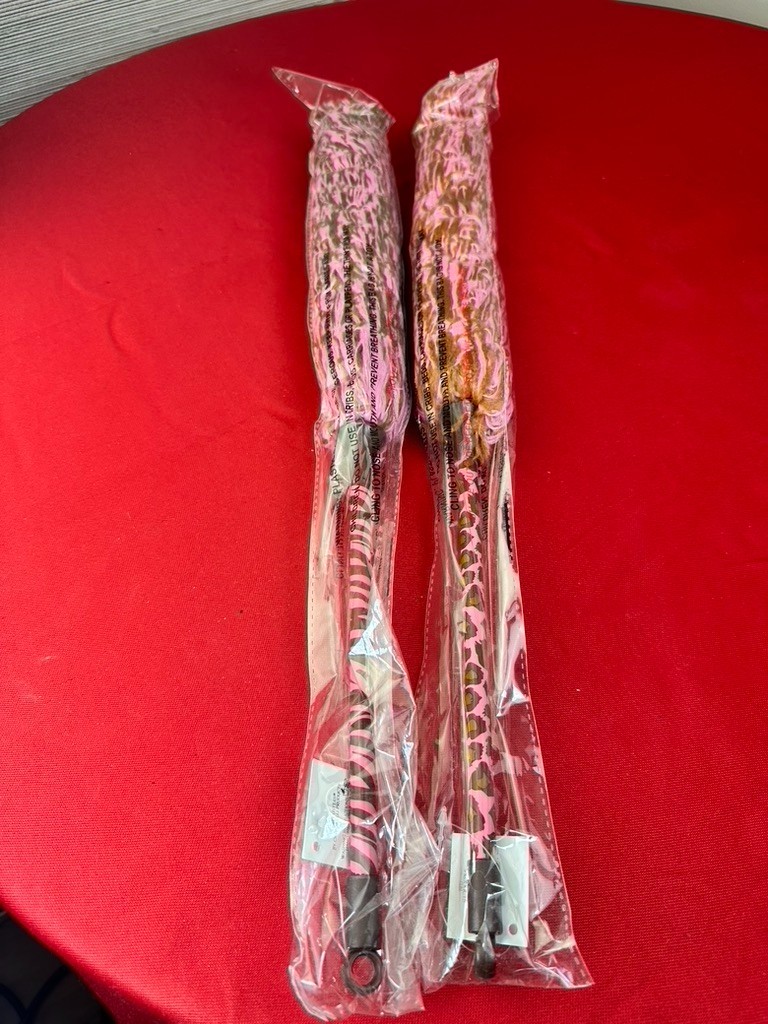 2 LOT CAMPANELLI Products Pink Animal Print Duster Set Home Cleaning