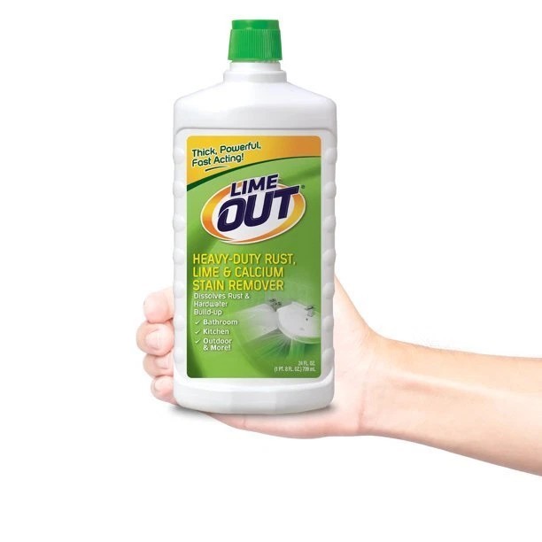 4 Pack, Lime Out Heavy-Duty Rust Lime and Calcium Stain Remover, 24 Fl. Oz, NEW