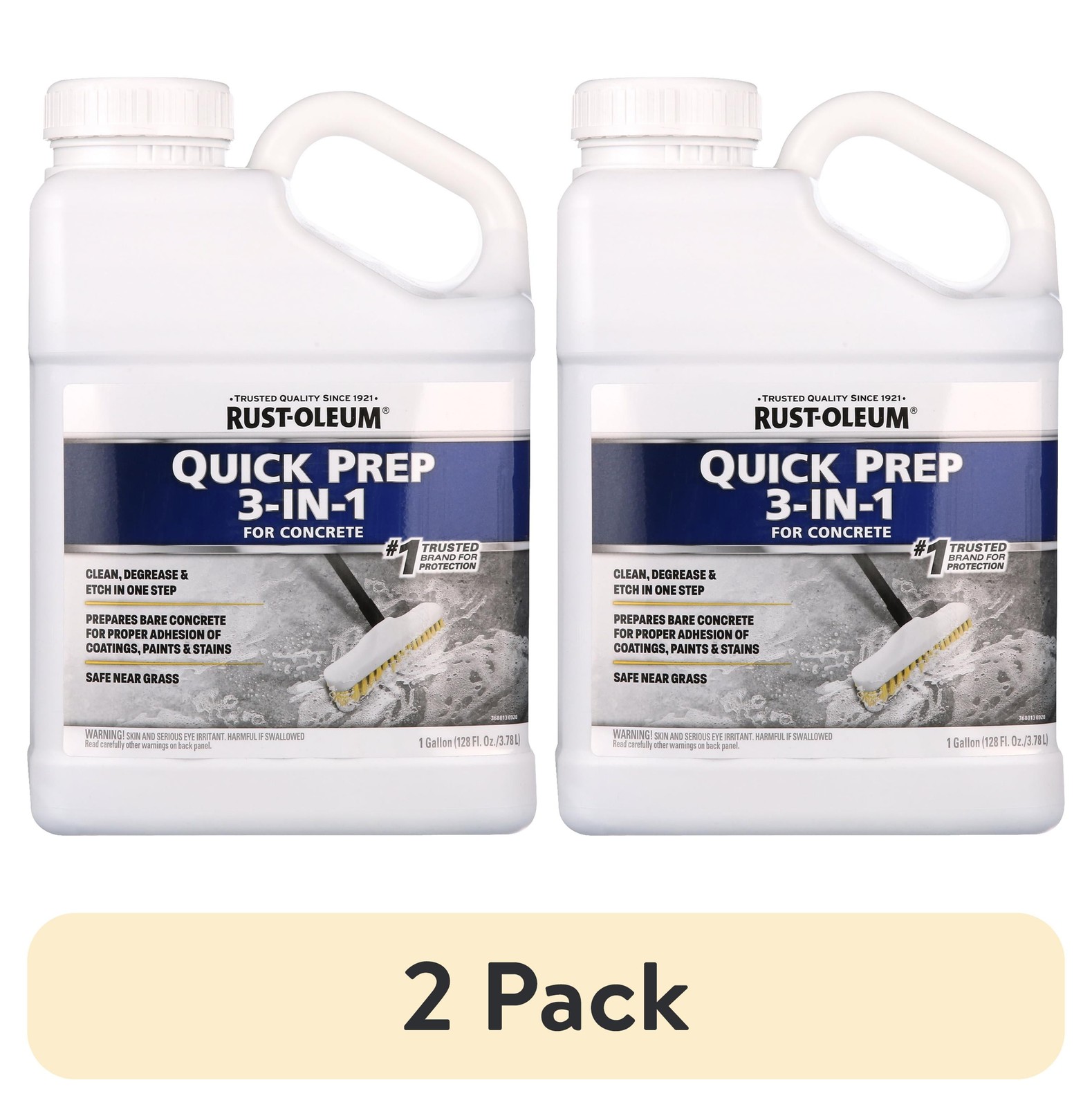 (2 pack)Quick Prep 3-in-1 Cleaner, Degreaser & Etch-362970, Gallon delivery fast