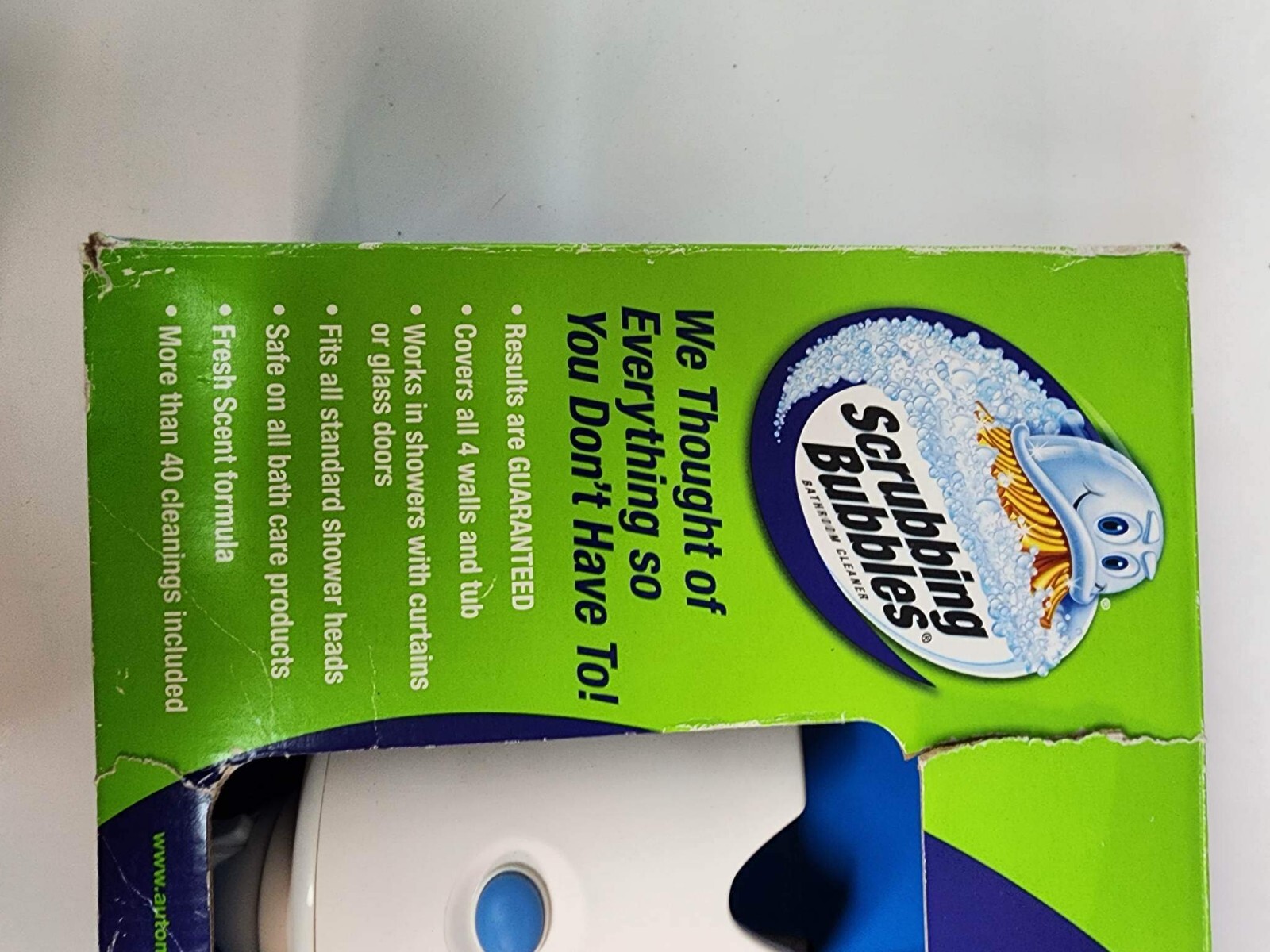 Johnson Automatic Shower Cleaner Scrubbing Bubbles Kit Dual Sprayer