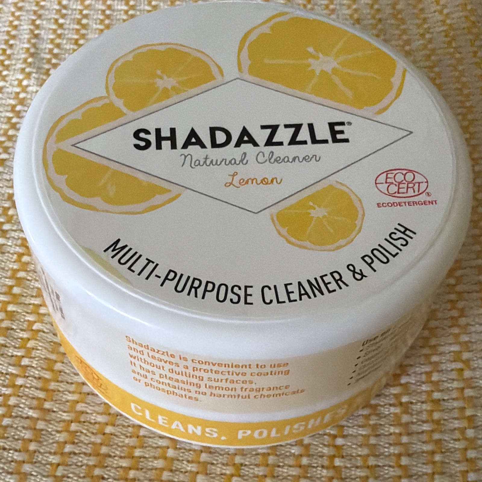 SHADAZZLE Natural Multi-Purpose Cleaner & Polish Lemon Scent ECO CERT