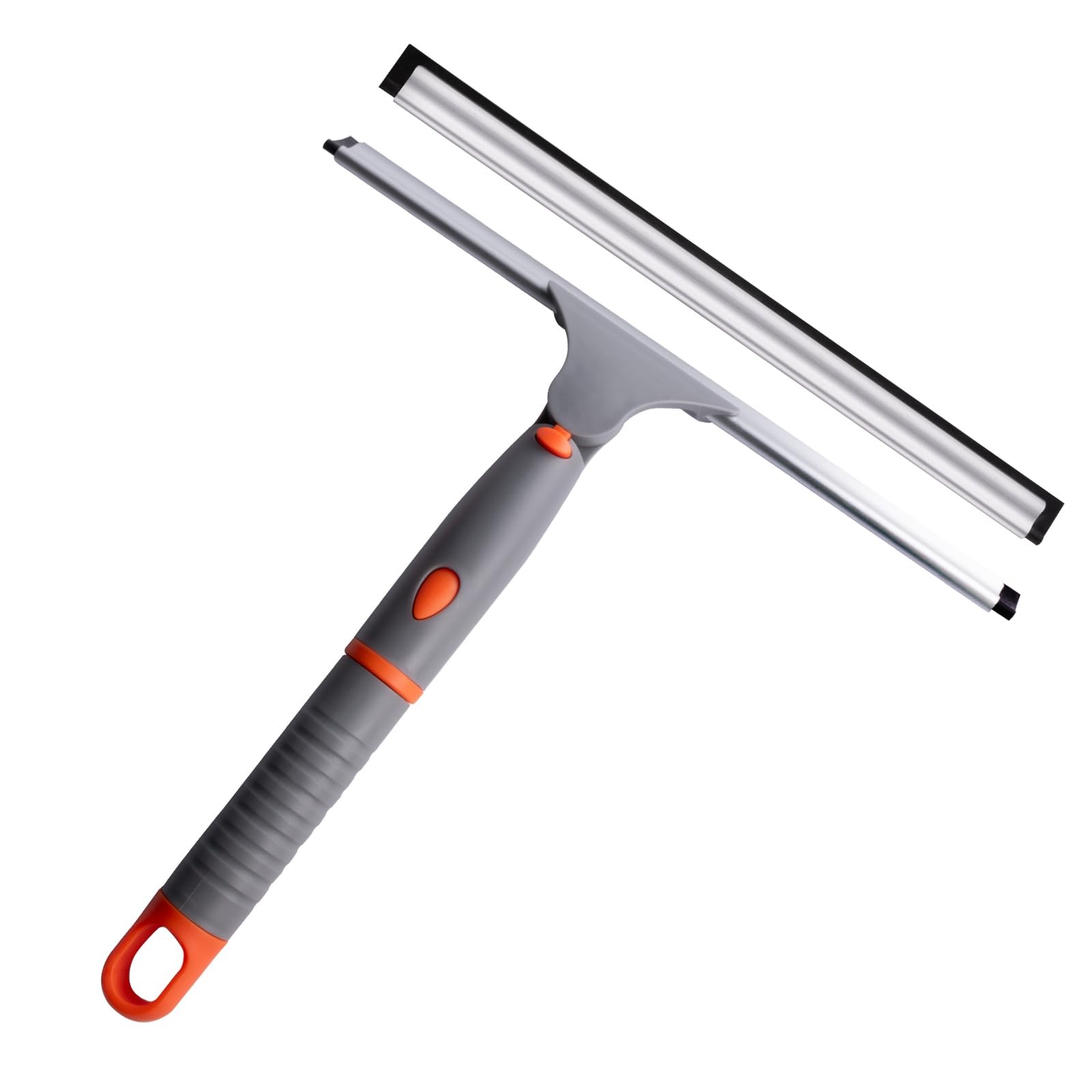 Swivel Shower Squeegee for Glass Doors, All-Purpose Anti-Slip Window Squeegee…