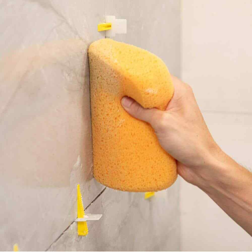 QEP Extra Large Grouting & Cleaning Sponges – 6-Pack 7.5″ x 5.5″ Heavy-Duty Poly