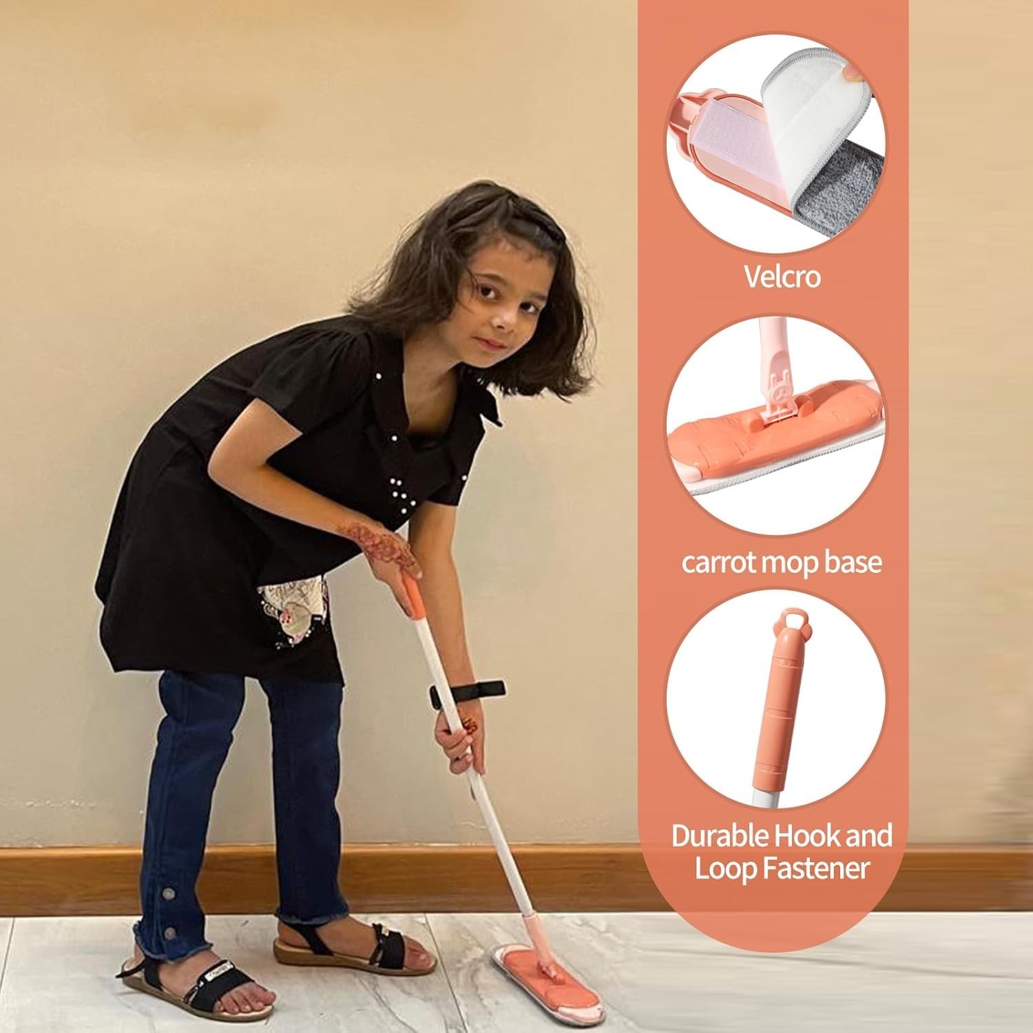 Kids Cleaning Toy Set, Mini Broom Mop Dustpan, Toddler Housekeeping Play Set
