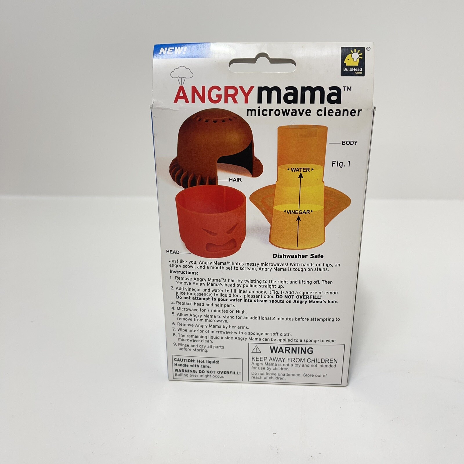 Angry Mama Microwave Fast Steam Useful Newest Cleaner Cleaning Gadget 2015 New