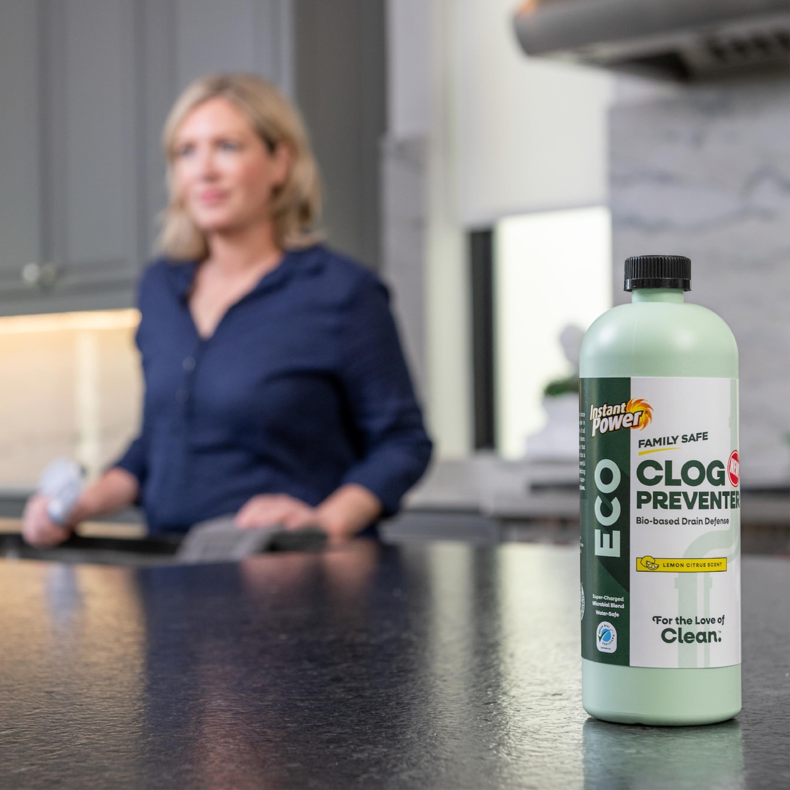 Eco Clog Preventer 32 Oz All Natural Drain Cleaner Prevents Clogs Safe For Pipes